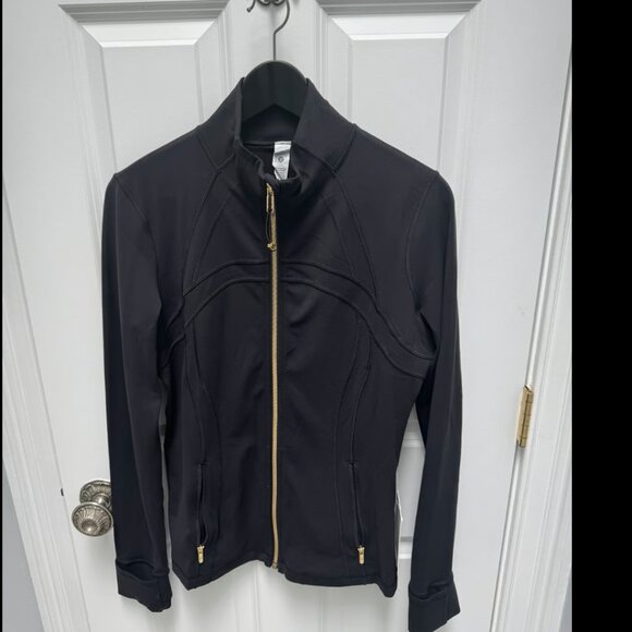 Lululemon Define Jacket *Nulu Black / Gold Size 12 - Picture 4 of 11